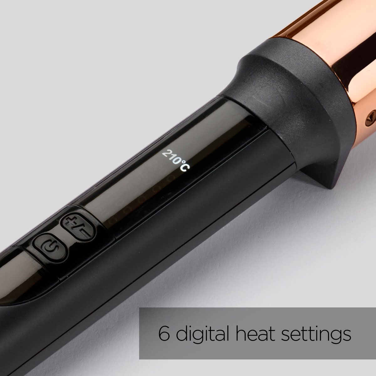6 digital heat settings